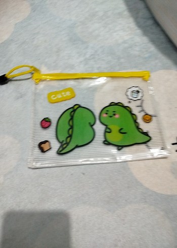 Renkli Dinozor Desenli Çocuk Kalemlik - Görsel 2