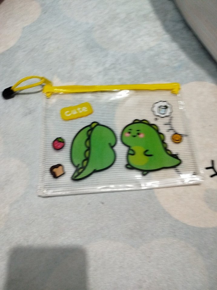 Renkli Dinozor Desenli Çocuk Kalemlik - Görsel 2