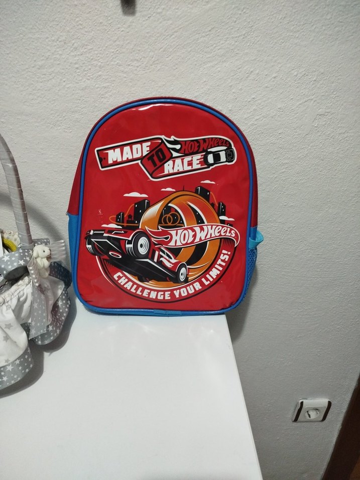 Renkli Hot Wheels Çocuk Okul Çantası kreş çantası - Görsel 2