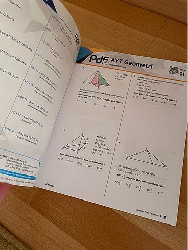  Ayt geometri planlı ders föyü