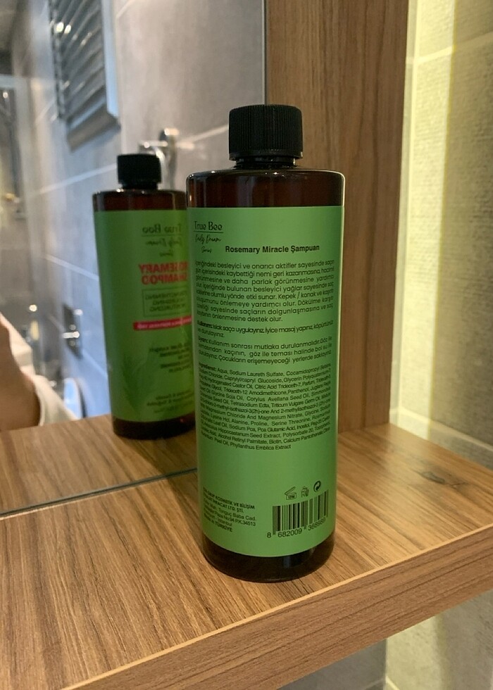 True Bee Rosemary Şampuan - Görsel 2