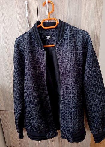 Fendi Gri Fermuarlı Ceket - Görsel 2