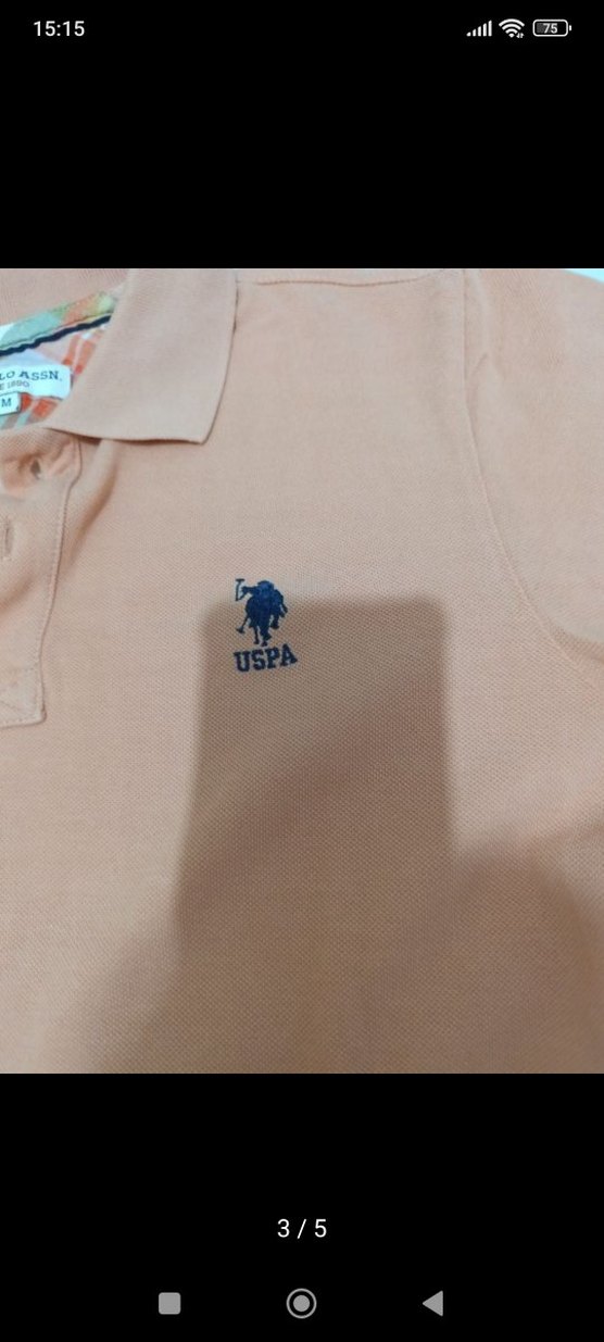 Turuncu Kısa Kollu Polo Tişört - Görsel 3