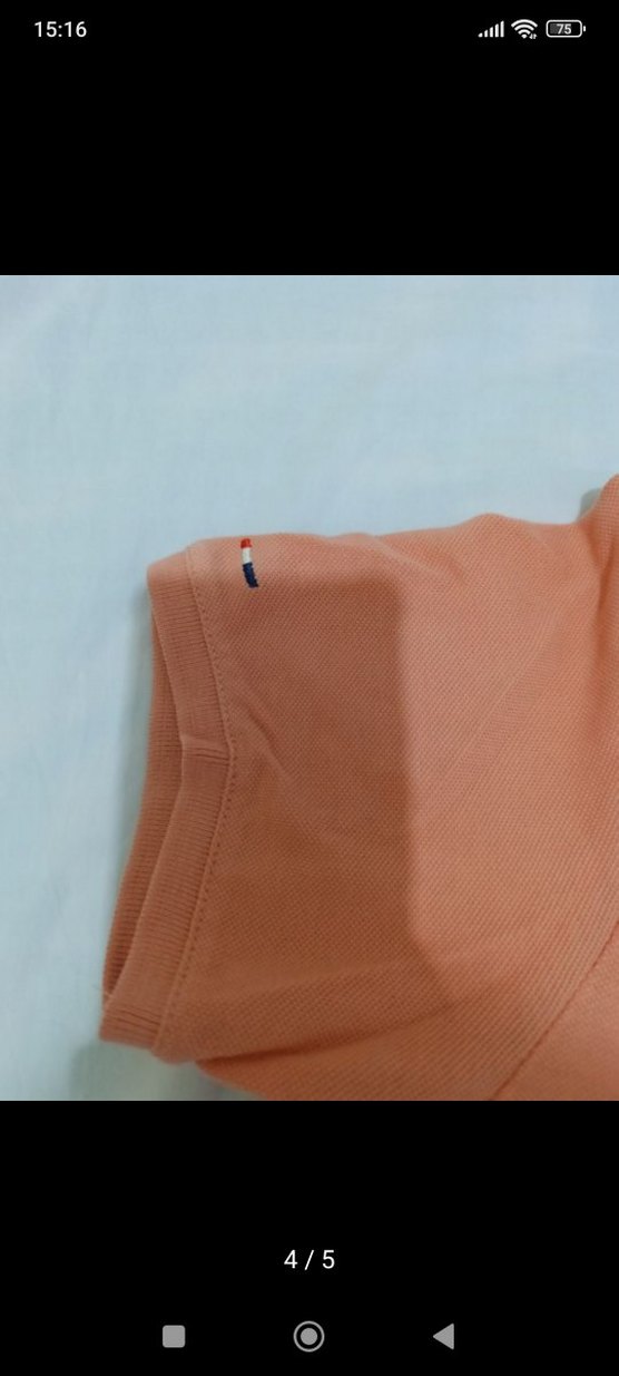 Turuncu Kısa Kollu Polo Tişört - Görsel 4