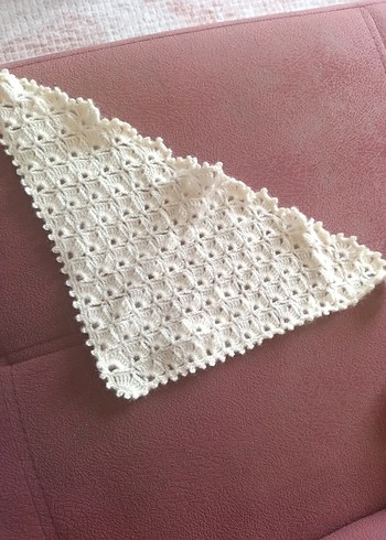 Dantel Detaylı Krem Bohem Saç Bandı - Görsel 2