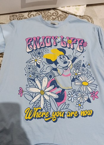 XSIDE Minnie Mouse Baskılı Kısa Kollu Kadın Tişört - Görsel 4