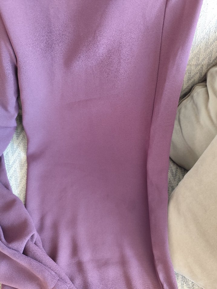 Mor Midi Boy Rahat Kesim Kadın Pantolon - Görsel 2