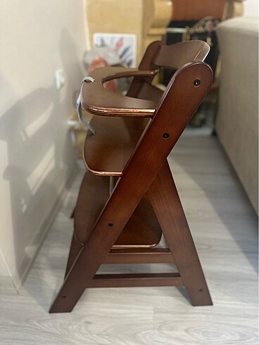  Beden Ahşap Çocuk Mama Sandalyesi