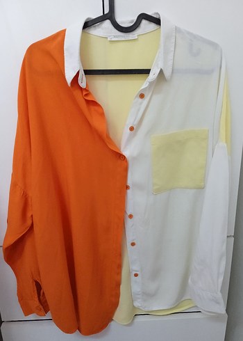 Trendyol & Milla Renkli Oversize Kadın Gömlek