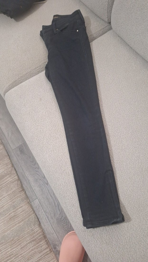 Gri Kadın Denim Jean Pantolon - Görsel 2