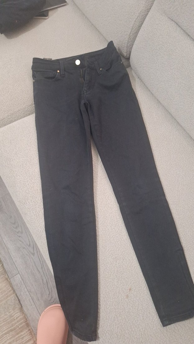 Gri Kadın Denim Jean Pantolon - Görsel 3