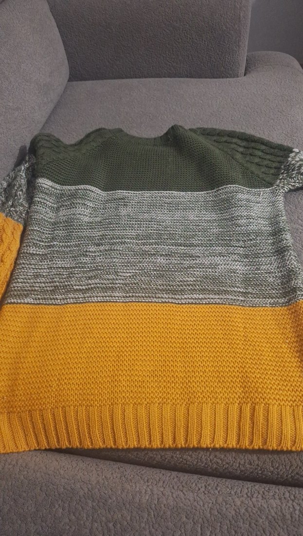 Gri Örgü Kadın Kazak - Görsel 3