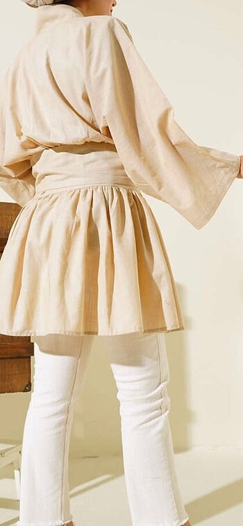 l Beden camel Renk Kimono