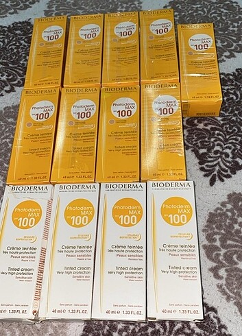 Bioderma güneş kremi 40 ml fondötensiz