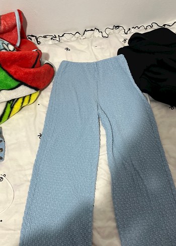 Mavi V Yaka Kolsuz Triko takım - Görsel 3