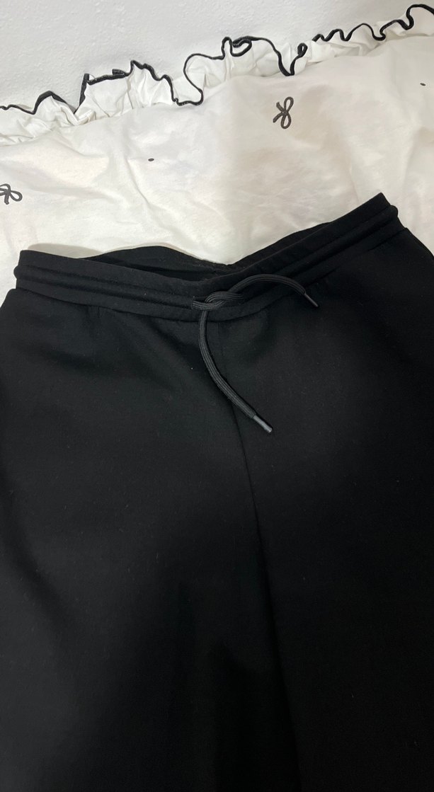 Kız Siyah Fermuarsız Eşofman Altı - Görsel 3