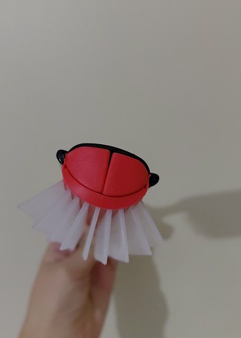 Siyah Saplı Kırmızı Saç Fırçası - Görsel 3