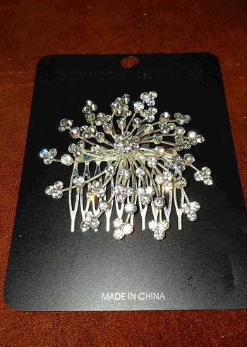 Altın Renkli Taşlı Saç Tokası - Görsel 2