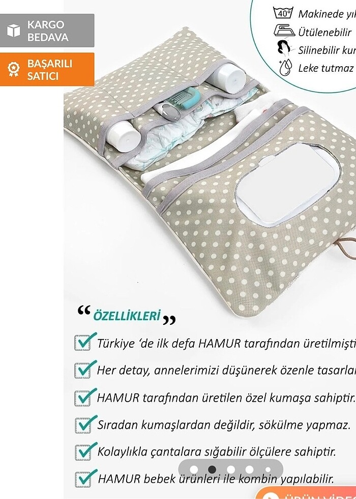 Bez organizatör bebek organizatör - Görsel 3