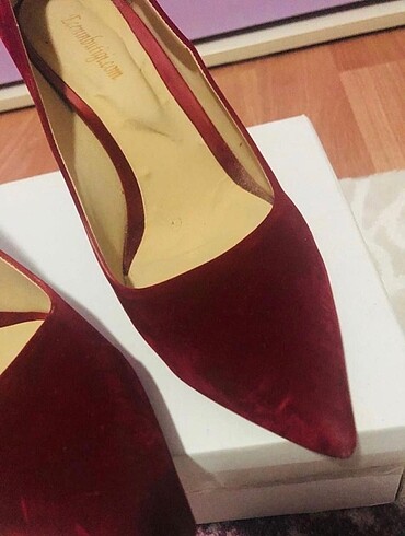 39 Beden bordo Renk Stiletto