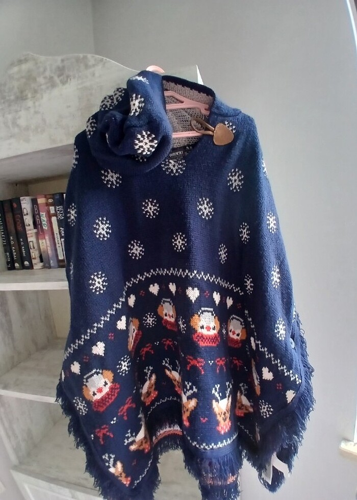 Kız cocuk panço - Görsel 4