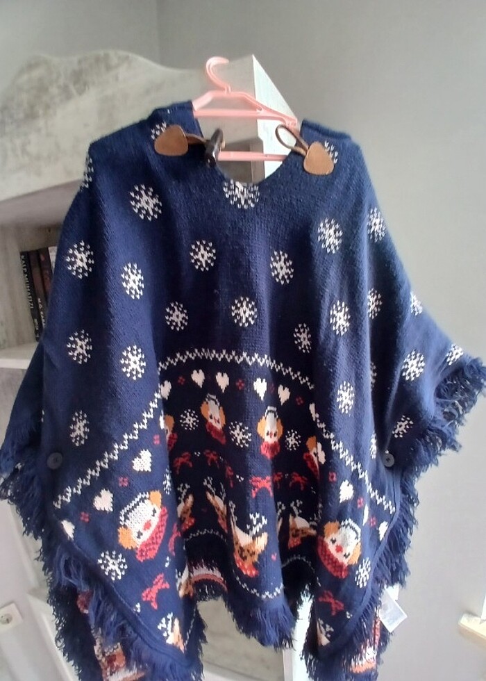 Kız cocuk panço - Görsel 2