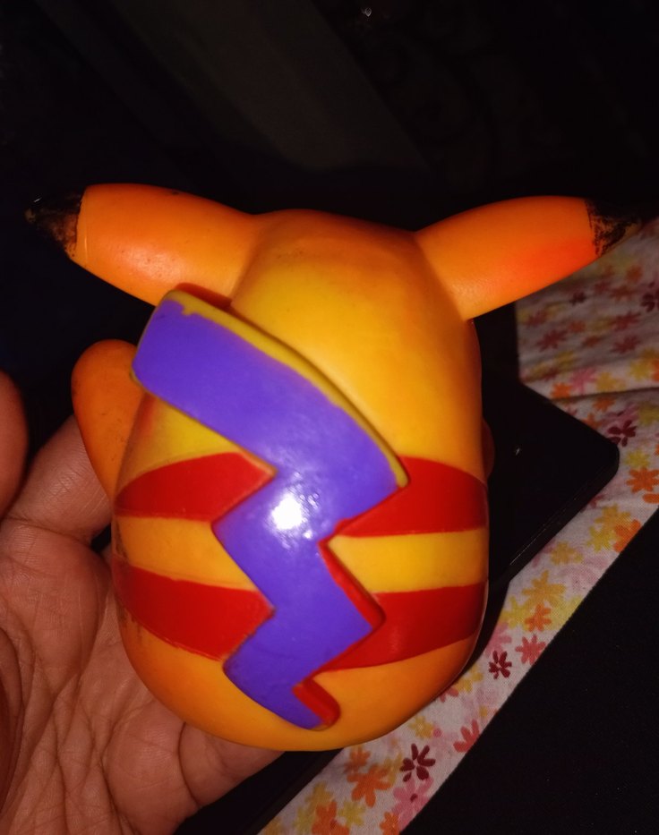 Renkli Turuncu Pokemon Pikachu Aksiyon Figürü - Görsel 2