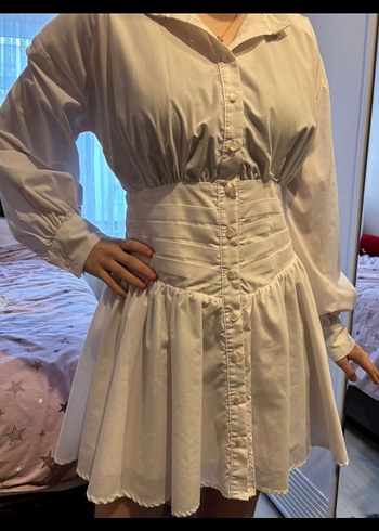 Gömlek Elbise - Görsel 3