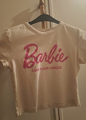 beyaz barbie yazılı crop - Görsel 2
