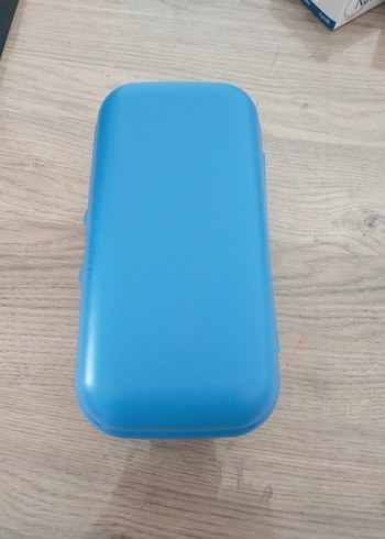 Beden mavi Renk Tupperware büyük beslenme kabı