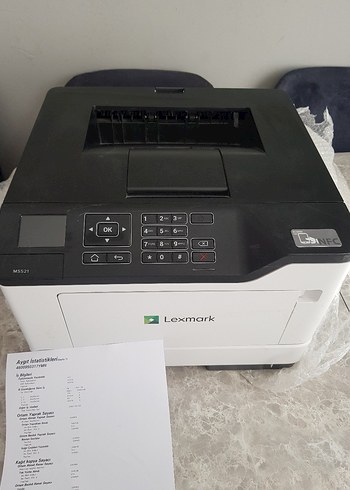 Lexmark Beyaz Siyah Lazer Yazıcı MS 521 serisi