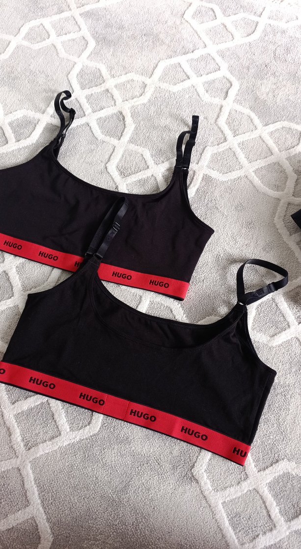 HUGO Siyah Mini   sütyen 2li - Görsel 2