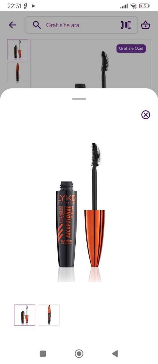 LYKD maskara - Görsel 2