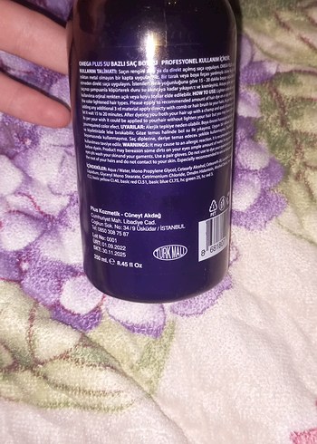 Omega Plus Bad Girl Direkt Krem Saç Boyası 250 ml - Görsel 2