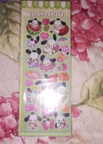 Pastel Renkli 3D sticer lar - Görsel 4