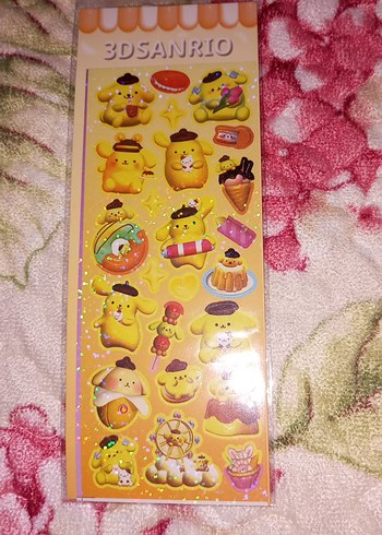 Pastel Renkli 3D sticer lar - Görsel 2