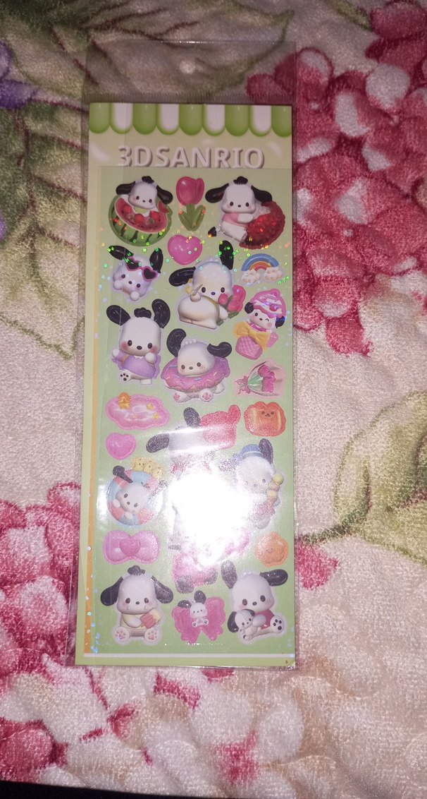 Pastel Renkli 3D sticer lar - Görsel 4