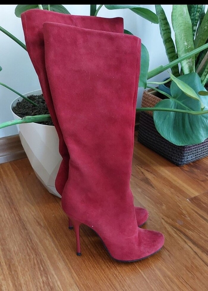 Süet cızme - Görsel 3