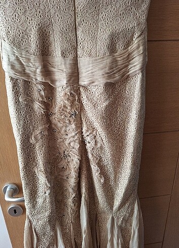 Ten rengi abiye elbise - Görsel 8