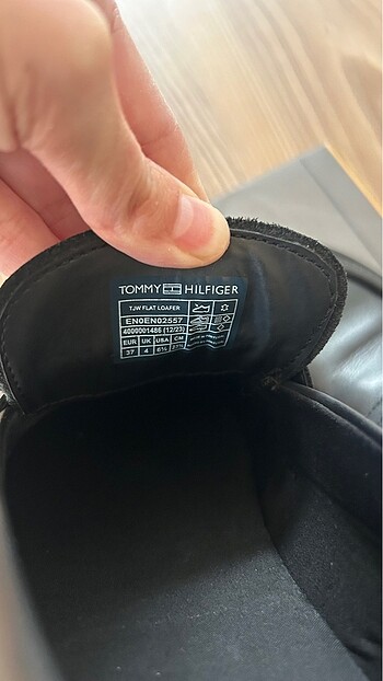 37 Beden siyah Renk tommy hilfiger kadın loafer