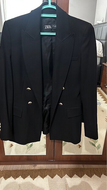 blazer gold düğmeli slimfit ceket