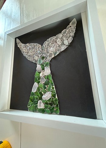 Beden 35 cm X 35 cm Doğal malzeme balık kuyruğu