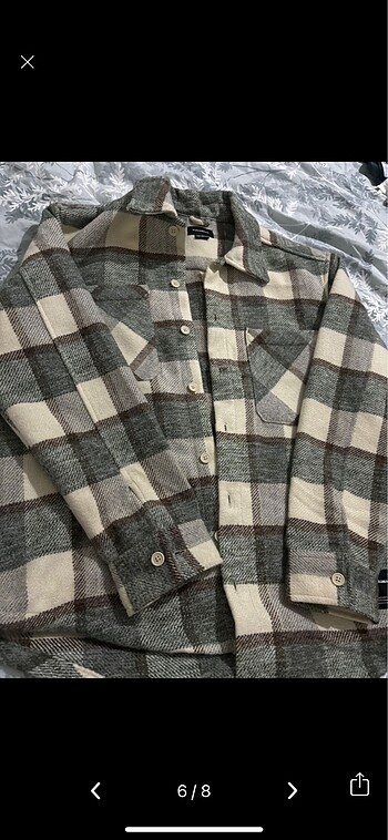 m Beden yeşil Renk Pull Bear Gömlek Ceket