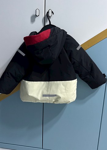 Erkek Bebek Siyah Fermuarlı Kayak Tulumu 3-4 yaş - Görsel 6