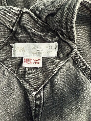 24-36 Ay Beden Zara pantolon