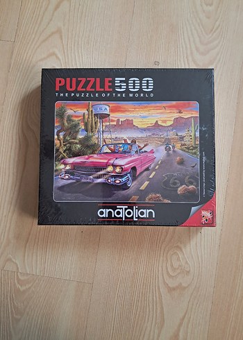 Anatolian 500 Parça Klasik Araba Puzzle