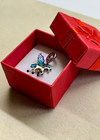 Beden Gümüş Pegasus Charm