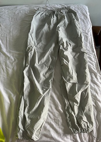 Bej Kadın Paraşüt pantolon - Görsel 2