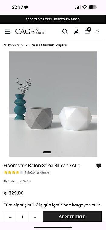 Cageart Silikon Mumluk Kalıbı