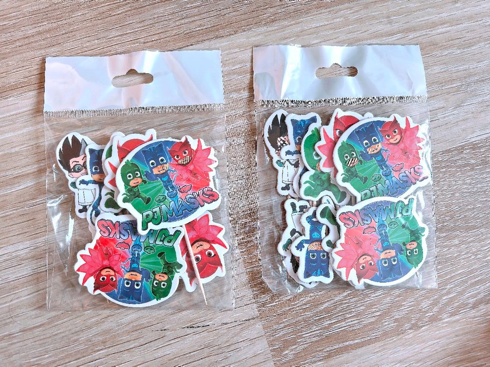 Pijamaskeliler Doğum Günü Süsleri - Görsel 4